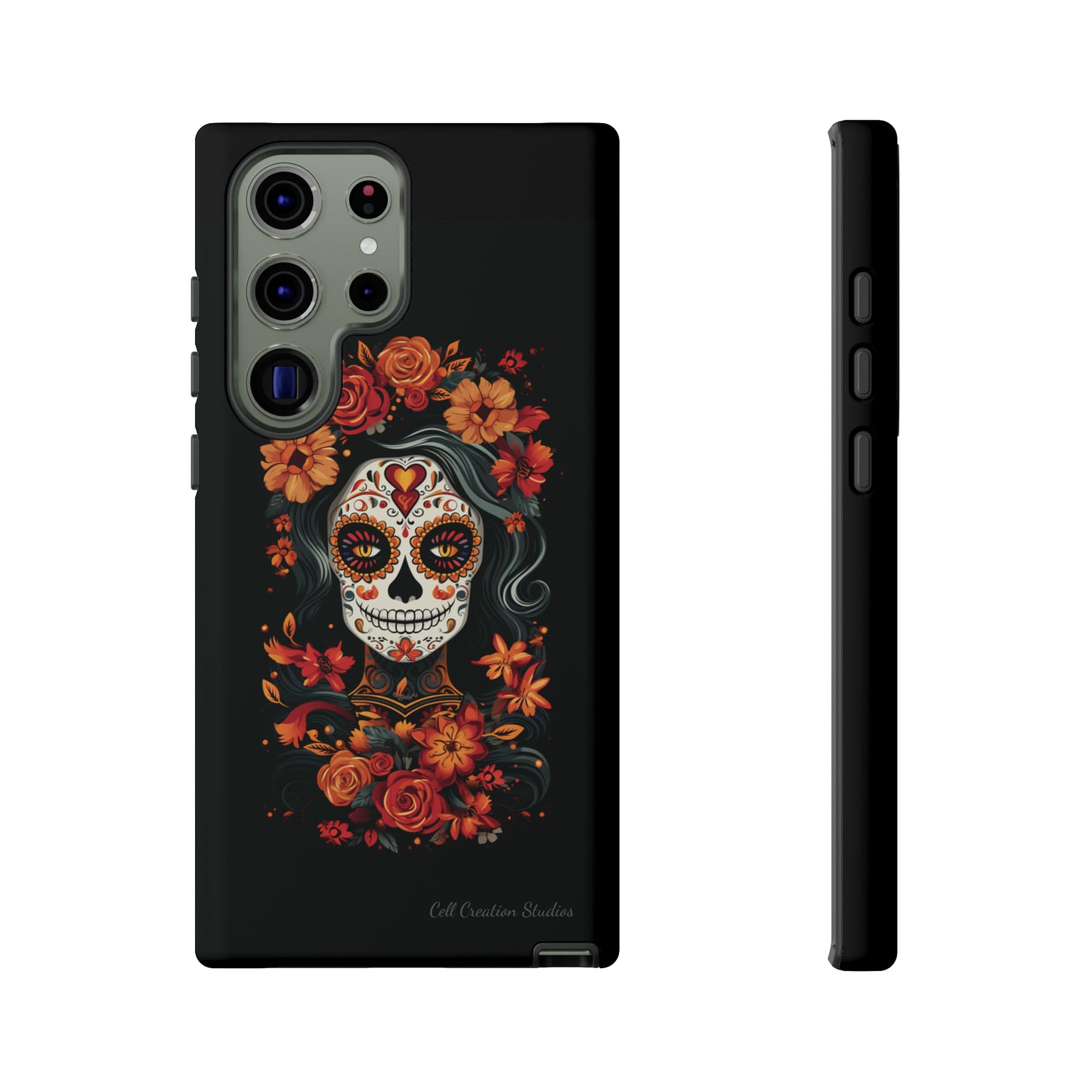 Introducing the "Day of the Dead Fiesta" Cell Phone Case – Celebrate Life in Style -Tough Cases