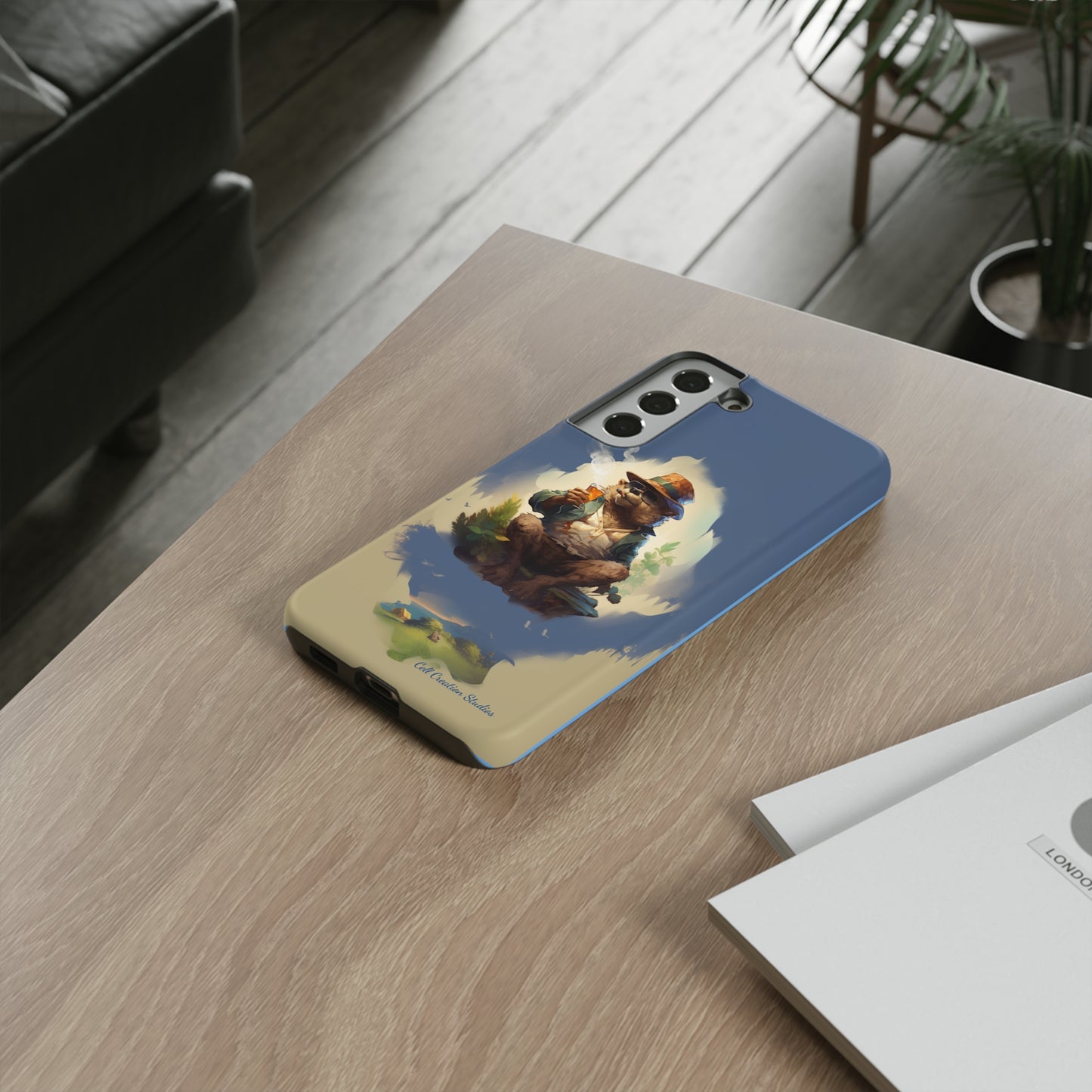 Introducing the "Bear's Homeward Bound" Cell Phone Case – Where Dreams of Home Come Alive -Tough Cases