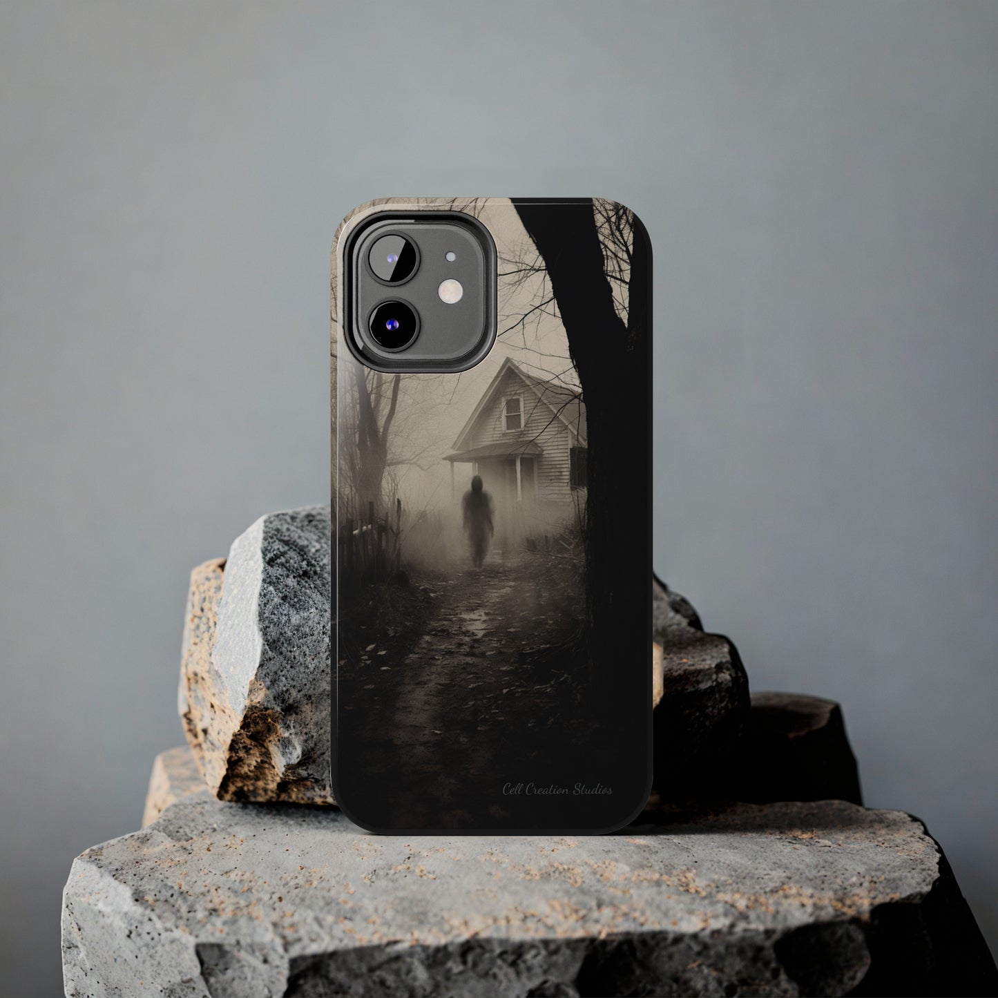 Introducing the "Ethereal Encounter" Cell Phone Case – Unveil the Mystery of the Ghostly Presence -Tough Phone Cases