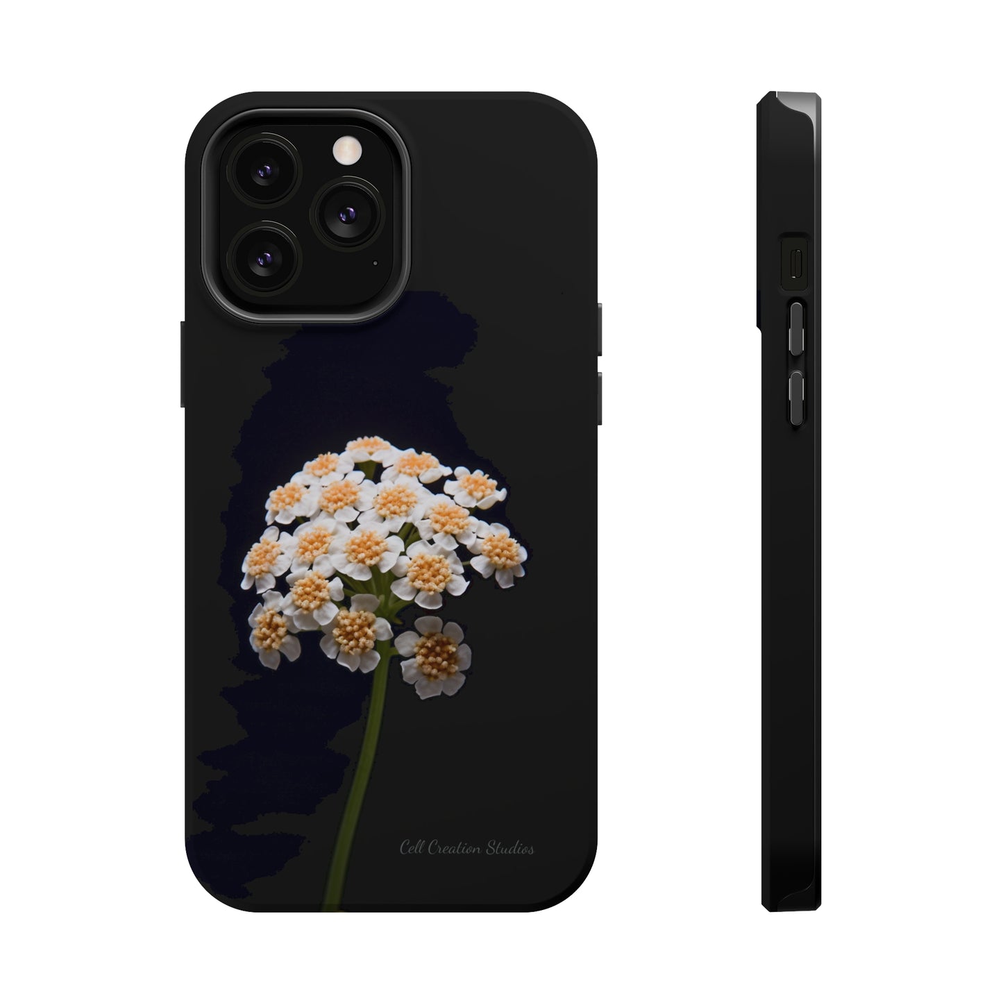 "Elegant Yarrow Bloom" Phone Case -MagSafe Tough Cases