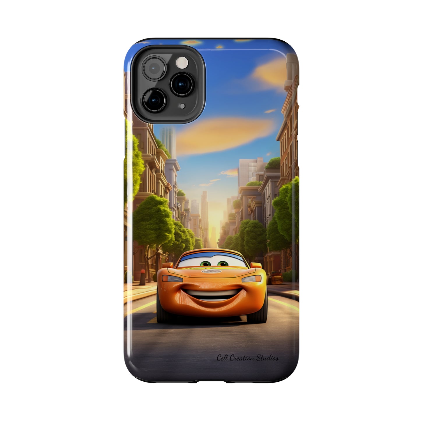 The "Happy Yellow Cruiser" Phone Case -Tough Phone Cases