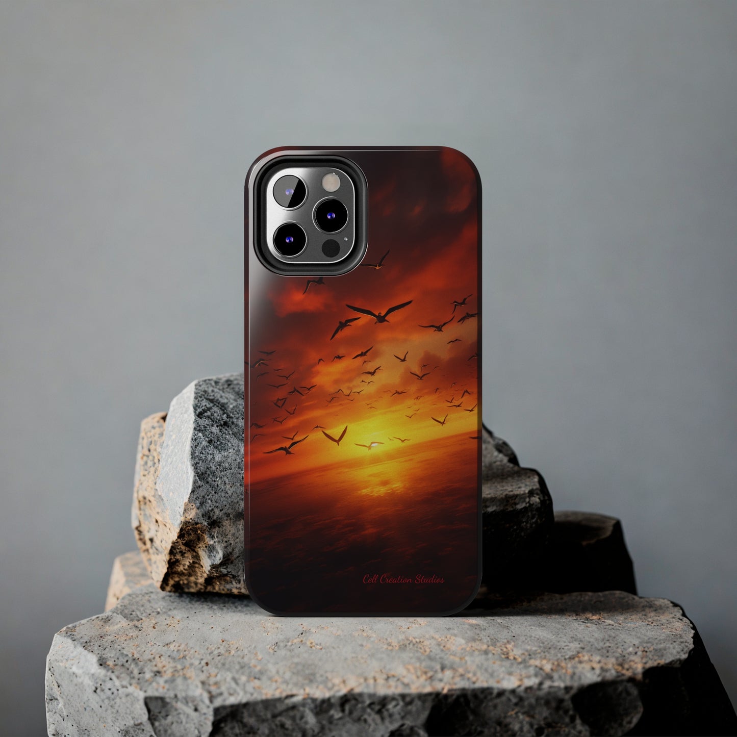 Introducing the "Sunset Soar" Cell Phone Case – Embrace Freedom and Beauty -Tough Phone Cases