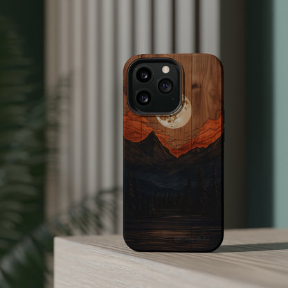 "Elevate Your Style with the Mountain Moonlight Phone Case" -MagSafe Tough Cases