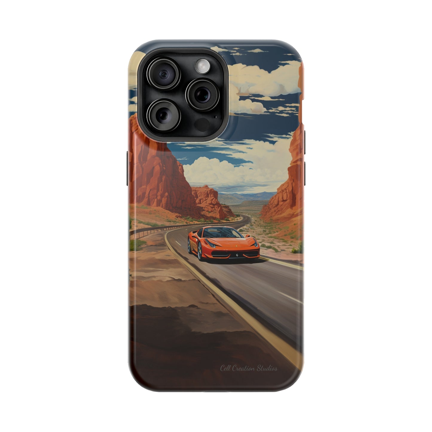 "Desert Racer Ferrari Edition" -MagSafe Tough iPhone Cases