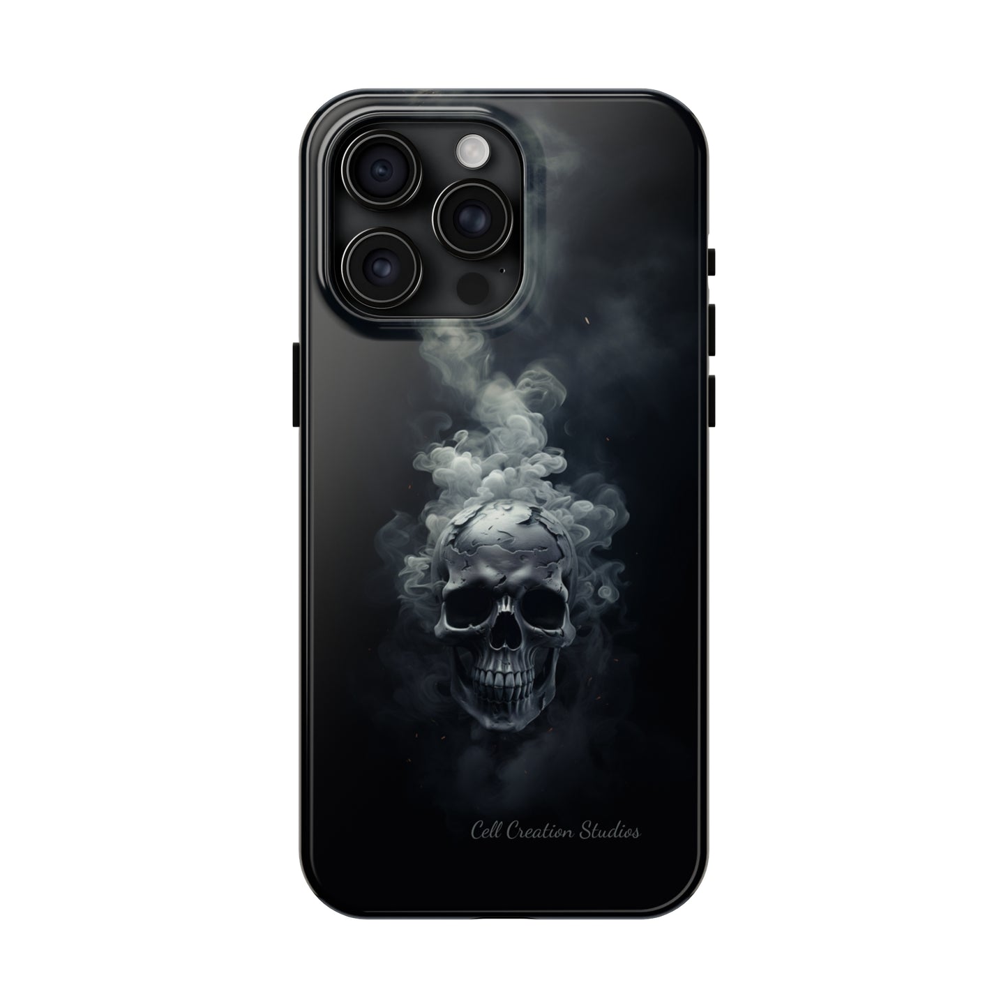 "Ethereal Skull Noir" -Tough iPhone Cases