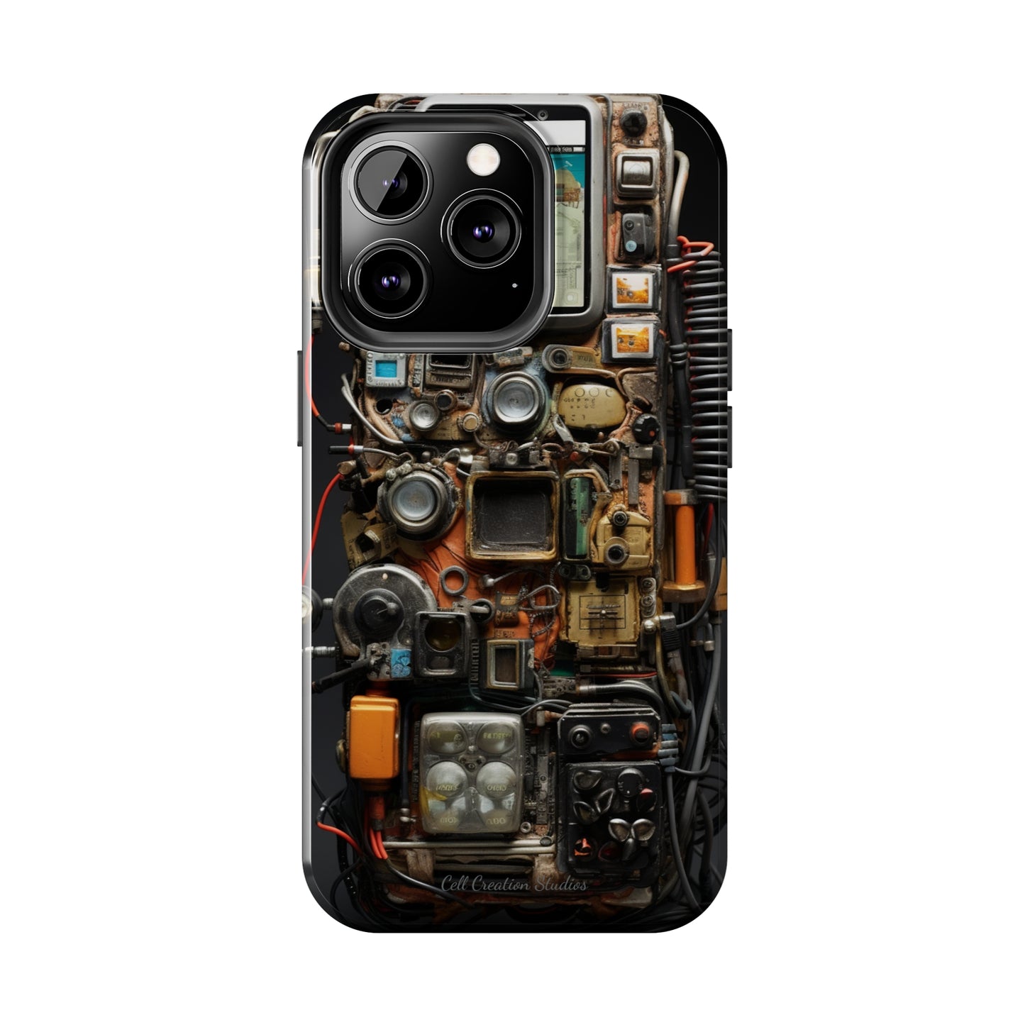 Introducing the "Tech Insight" Cell Phone Case – Explore Inner Workings with Transparent Design -Tough Phone Cases