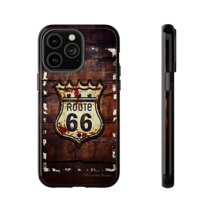 "Retro Route 66" Phone Case -Tough Cases