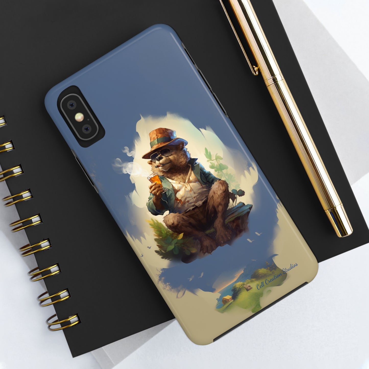 Introducing the "Bear's Homeward Bound" Cell Phone Case – Where Dreams of Home Come Alive -Tough Phone Cases