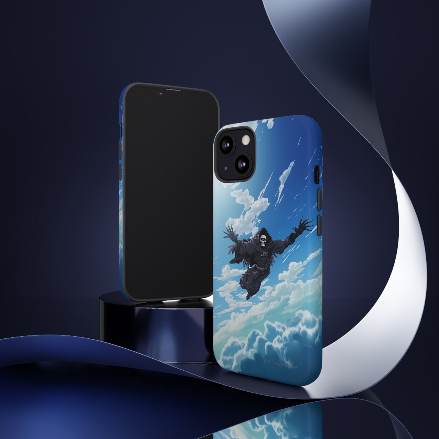 Introducing the "Eternal Contrast" Cell Phone Case – Embrace the Balance of Light and Shadow! -Tough Cases