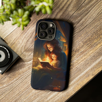 Introducing the "Bedtime Story Bliss" Cell Phone Case – Cherish Heartwarming Moments with Every Glance -Tough Cases