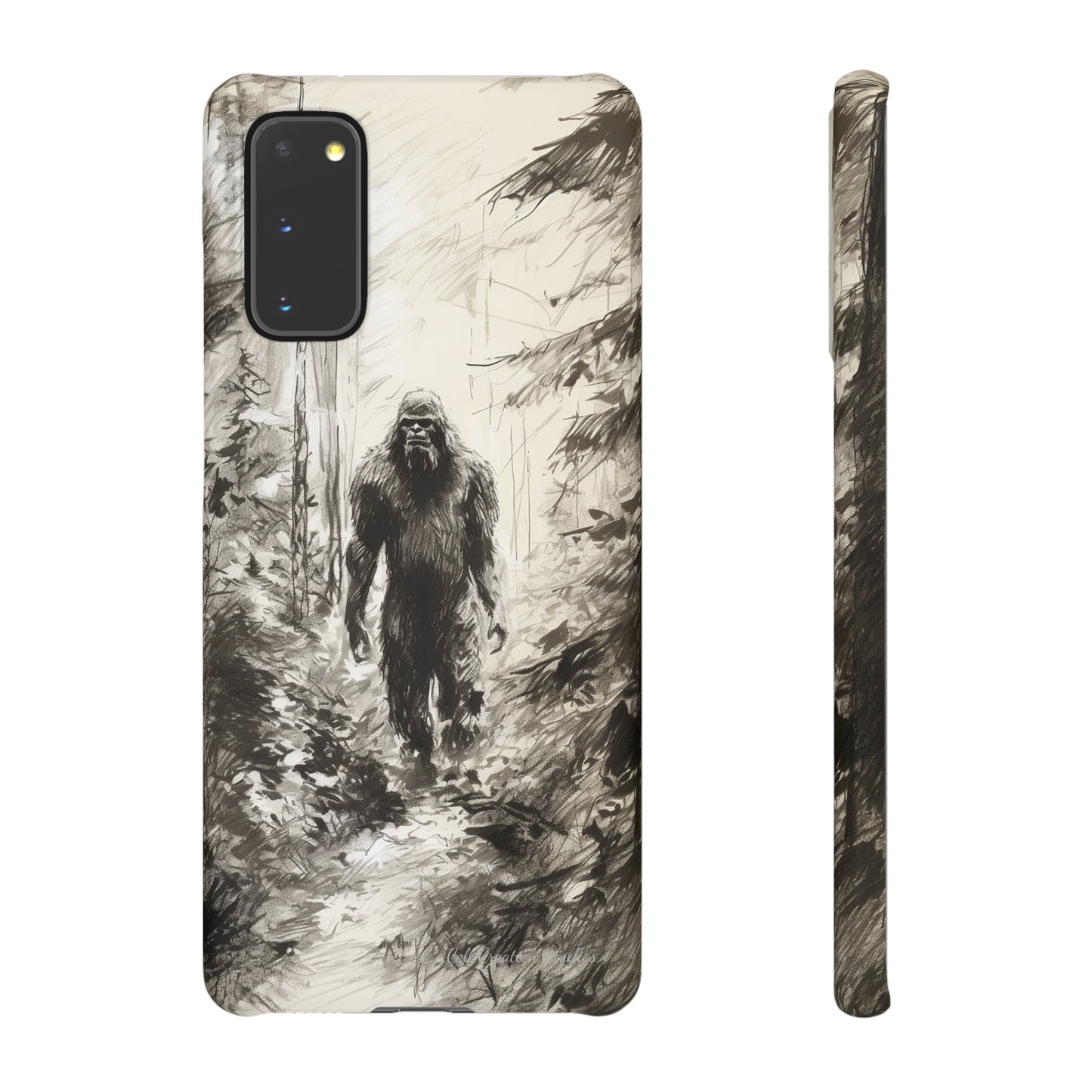 "Bigfoot in the Wilderness" Cell Phone Case – Encounter Bigfoot's Mystery -Snap Cases