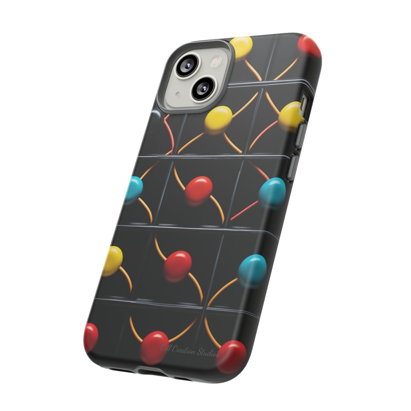 "Vibrant Spheres Fusion" -Tough Phone Cases