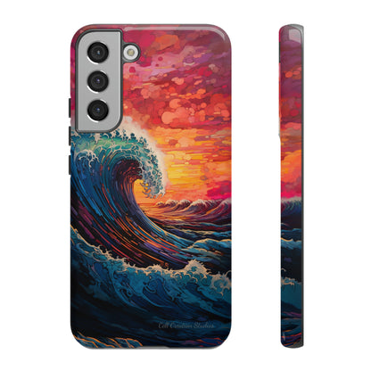 "Colorful Ocean Wave" Cell Phone Case -Tough Cases