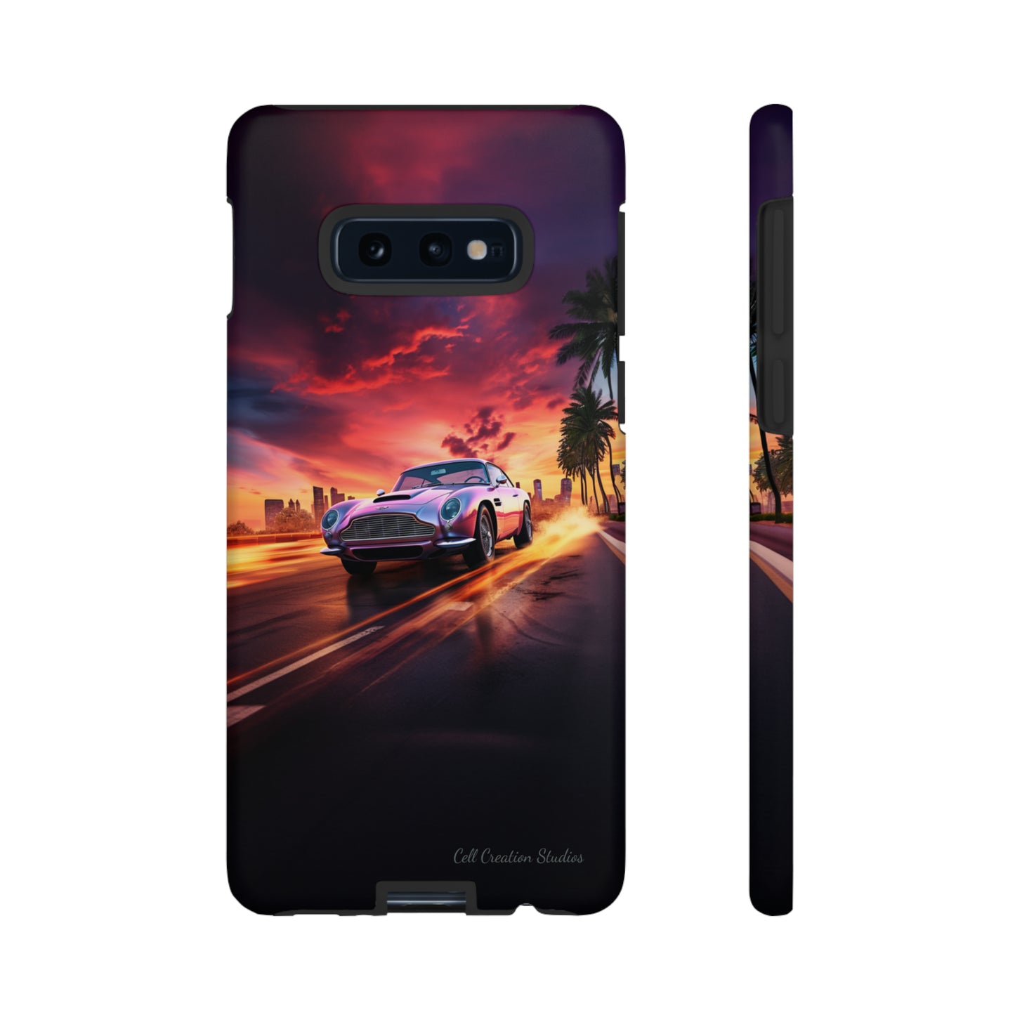 "Silver Aston Martin Racing" -Tough Samsung Phone Cases