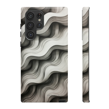 The "Geometric Waves" Cell Phone Case -Tough Cases