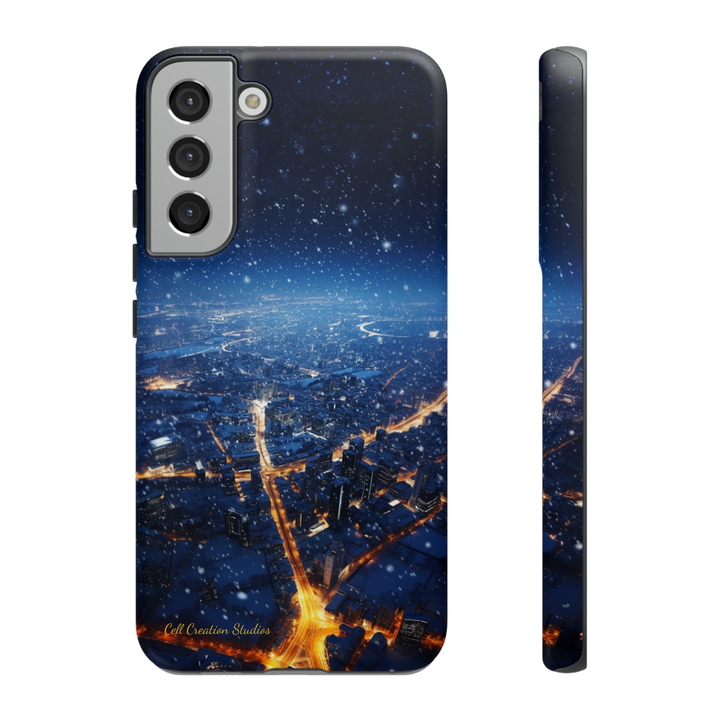 "Urban Snowfall Glow" -Tough Samsung Phone Cases