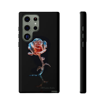 The "Glass Rose Elegance" Phone Case-Tough Cases