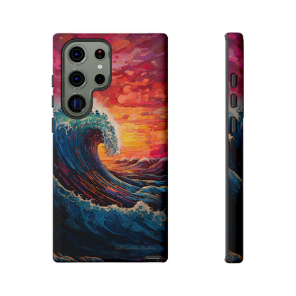 "Colorful Ocean Wave" Cell Phone Case -Tough Cases