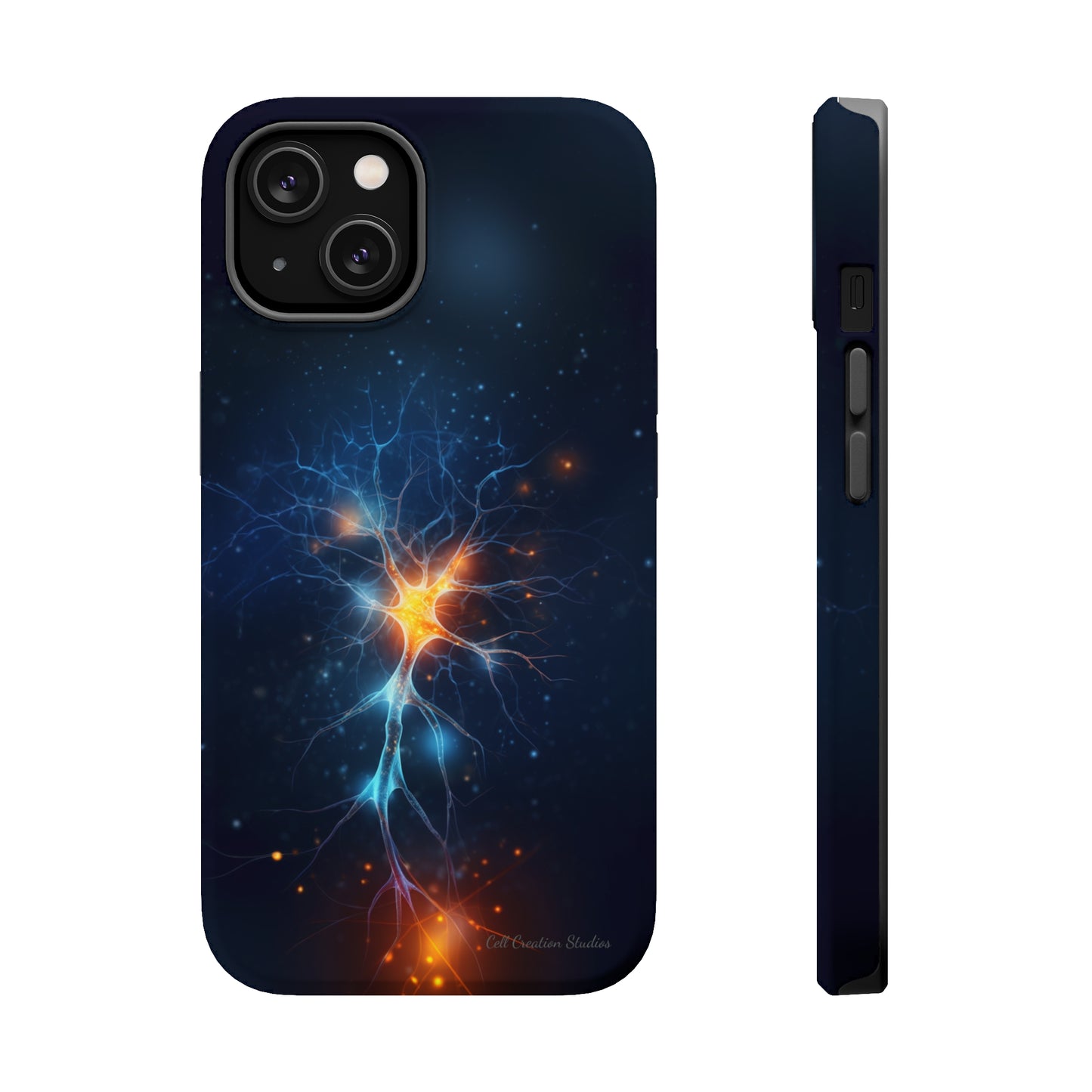 Introducing the "Luminous Neuron" Cell Phone Case – Illuminate Your Connection! -MagSafe Tough Cases