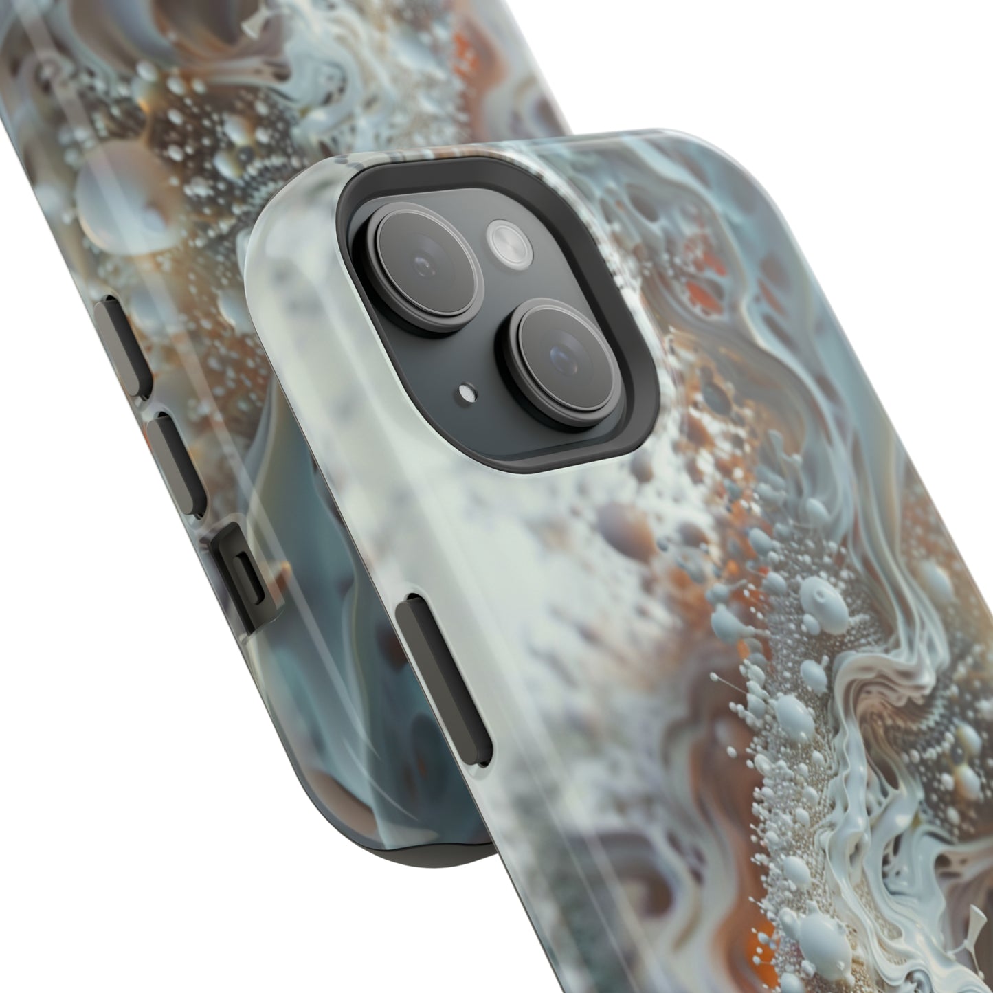 "3D Liquid Splash" -MagSafe Tough iPhone Cases