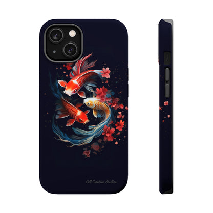 "Captivating Koi Fish" Phone Case -MagSafe Tough Cases