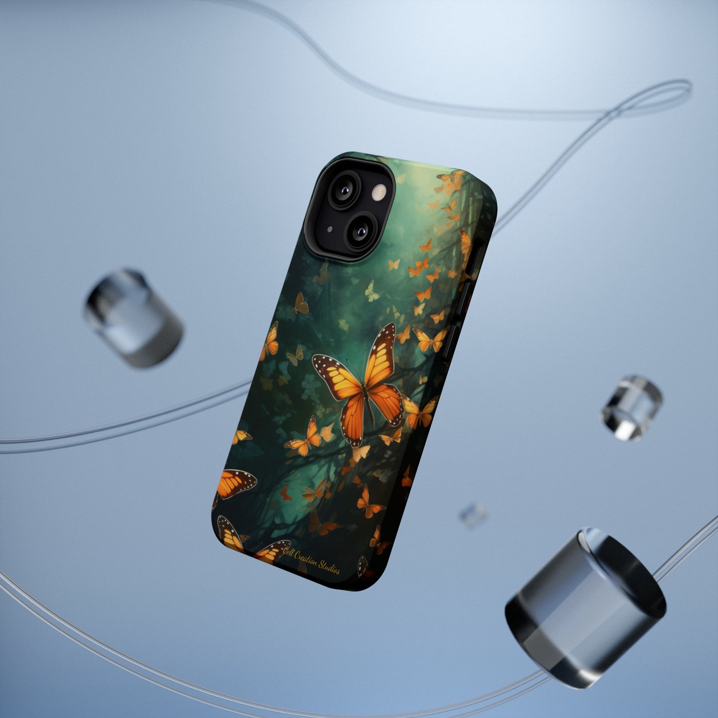 Introducing the "Butterfly Symphony" Cell Phone Case – Embrace the Dance of Nature! -MagSafe Tough Cases