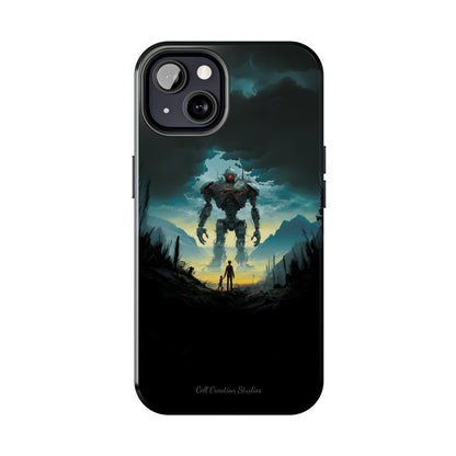 Introducing the "Rising Titan" Cell Phone Case – Witness the Astonishing Emergence of a Giant Robot! -Tough Phone Cases