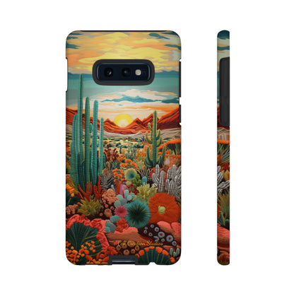 "Desert Bloom Embroidery" -Tough Samsung Cases