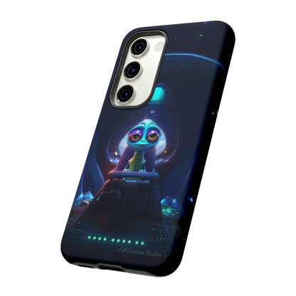 The "Cosmic Cruising Bored Alien" Phone Case -Tough Cases