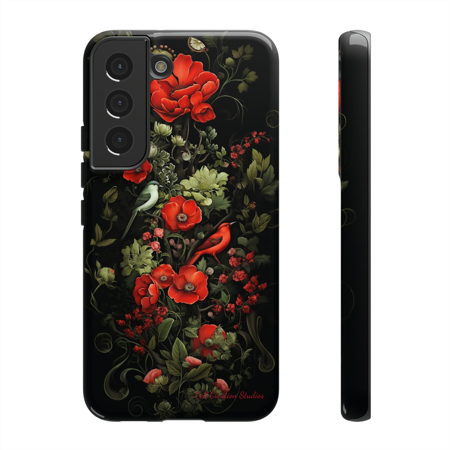 "Floral Serenade Elegance" -Tough Samsung Phone Cases