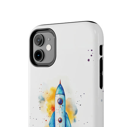 Introducing our "Cosmic Rocket" Cell Phone Case – Where Style Meets Adventure -Tough Phone Cases