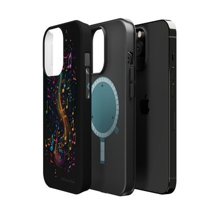 Elevate Your Style and Passion for Music with Our "Harmonious Notes" Cell Phone Case -MagSafe Tough Cases