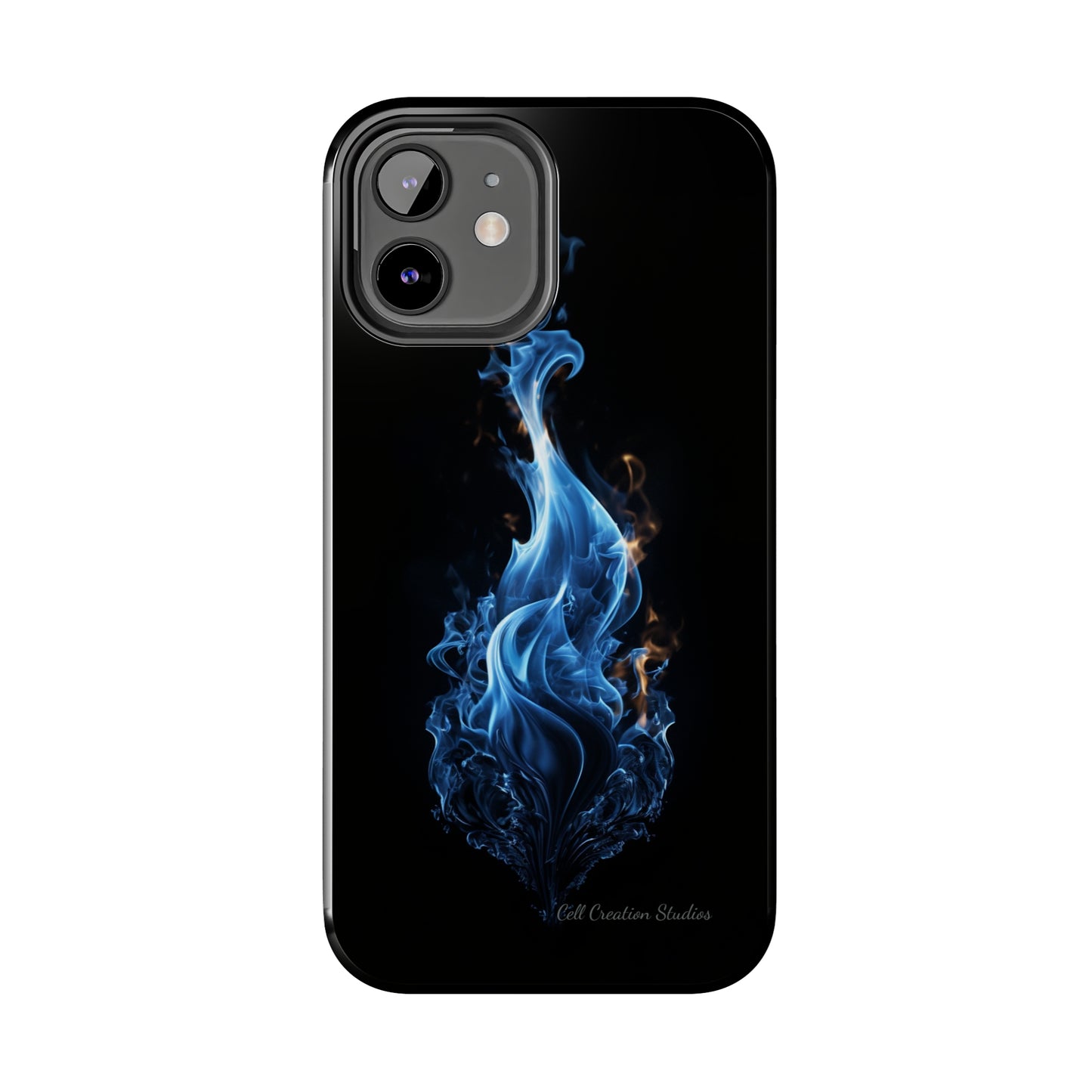 "Blue Flame" Phone Case: Ignite Your Style with Fiery Elegance -Tough Phone Cases