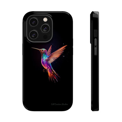 Introducing the "Enchanted Hummingbird" Cell Phone Case – Elegance Meets Nature -MagSafe Tough Cases