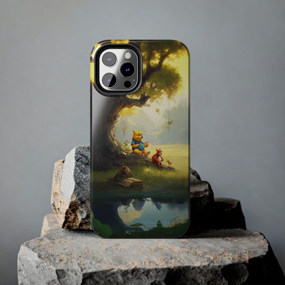 Introducing the "Winnie-The-Pooh Storytime" Cell Phone Case – A Nostalgic Journey with Friends -Tough Phone Cases