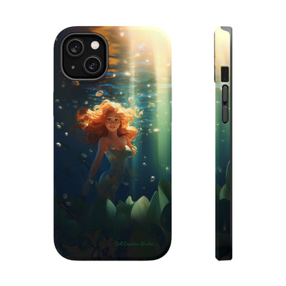 Dive into Enchantment with Our "Ariel Little Mermaid" Phone Case -MagSafe Tough Cases