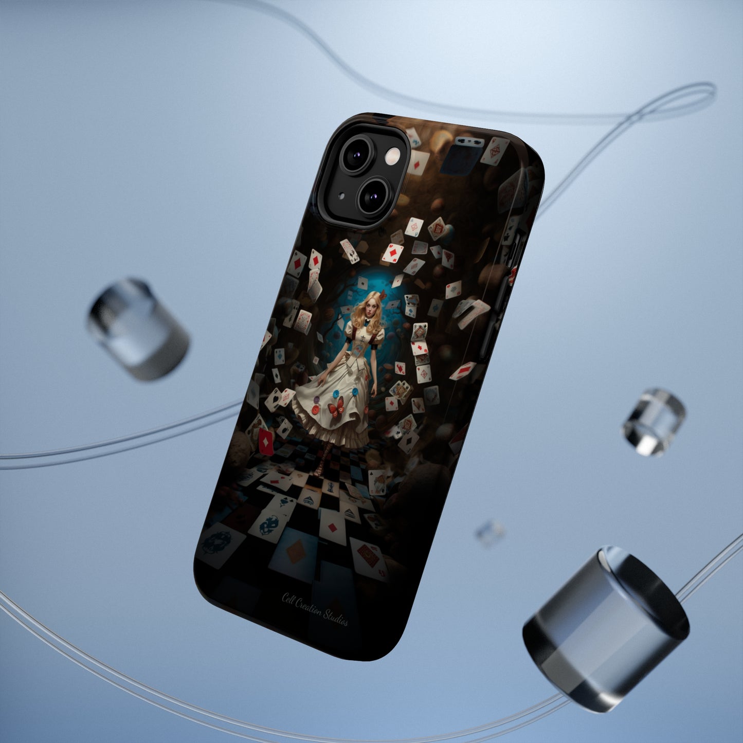 Introducing the "Alice in Wonderland" Cell Phone Case – A Journey Through Imagination -MagSafe Tough Cases