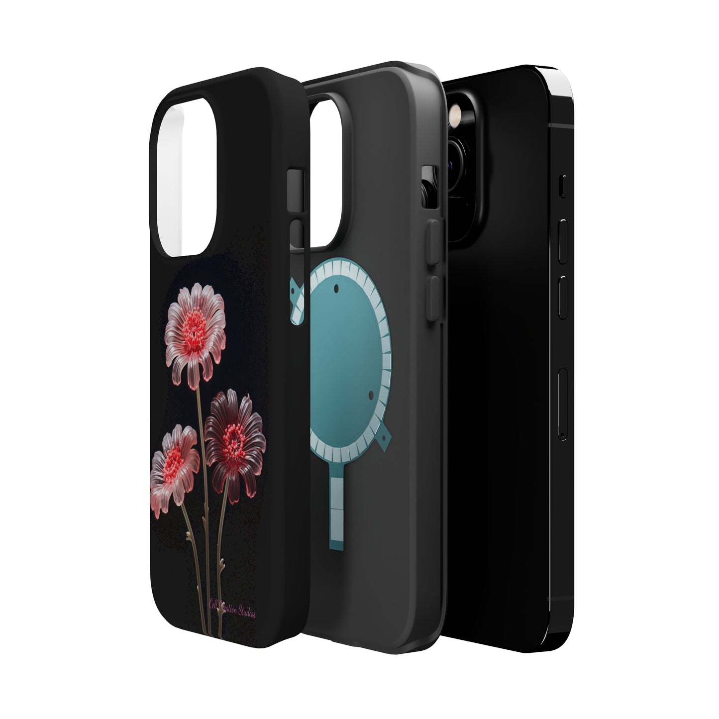 The "Desert Rose Glass Blossom" Phone Case -MagSafe Tough Cases