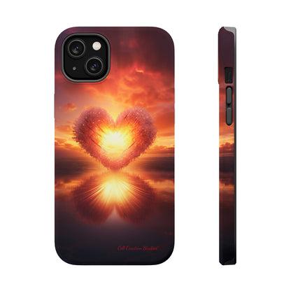 Introducing the "Sun-Kissed Heart" Cell Phone Case – Radiate Love and Light -MagSafe Tough Cases