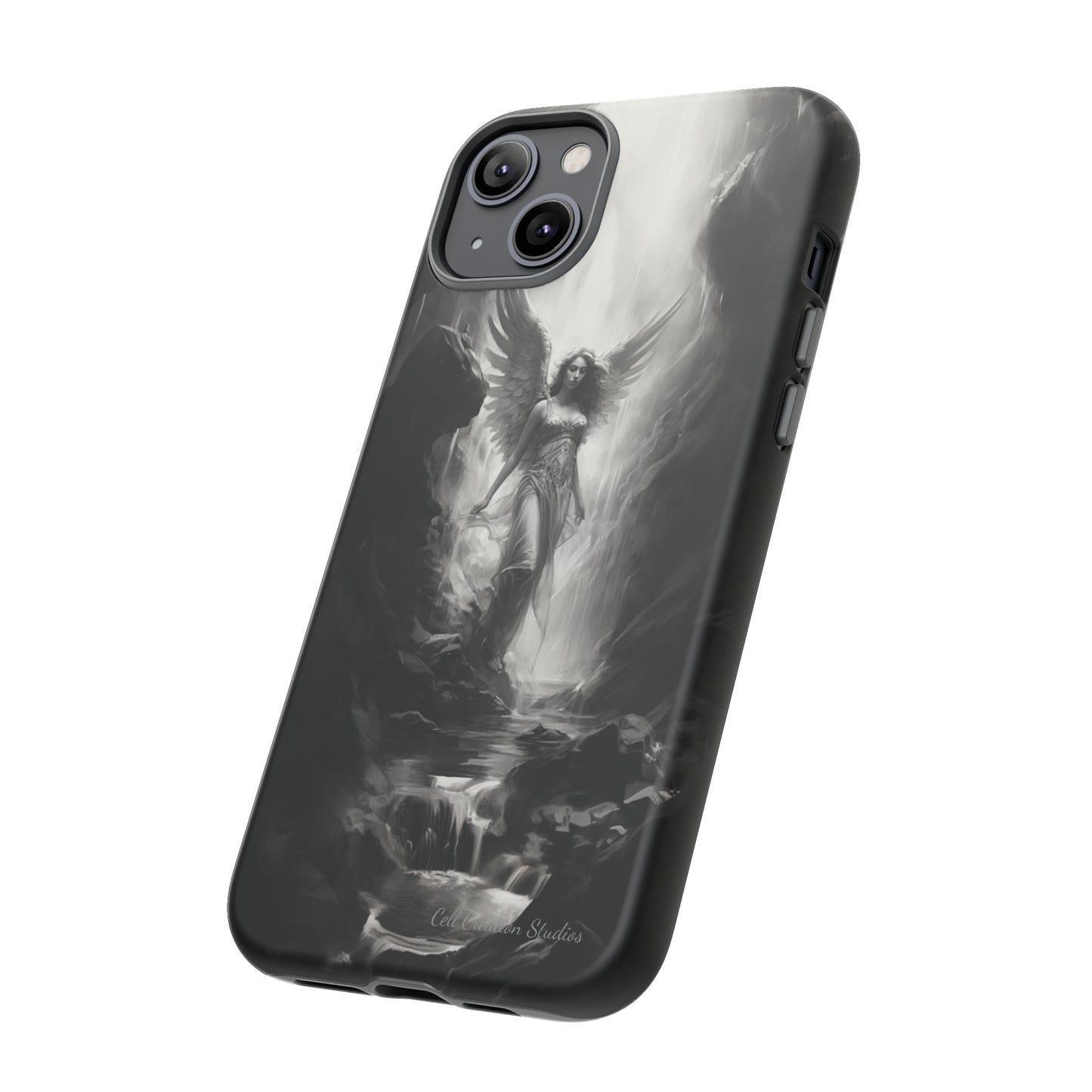 "Seraphic Streams" Angelic Ravine Phone Case -Tough Cases