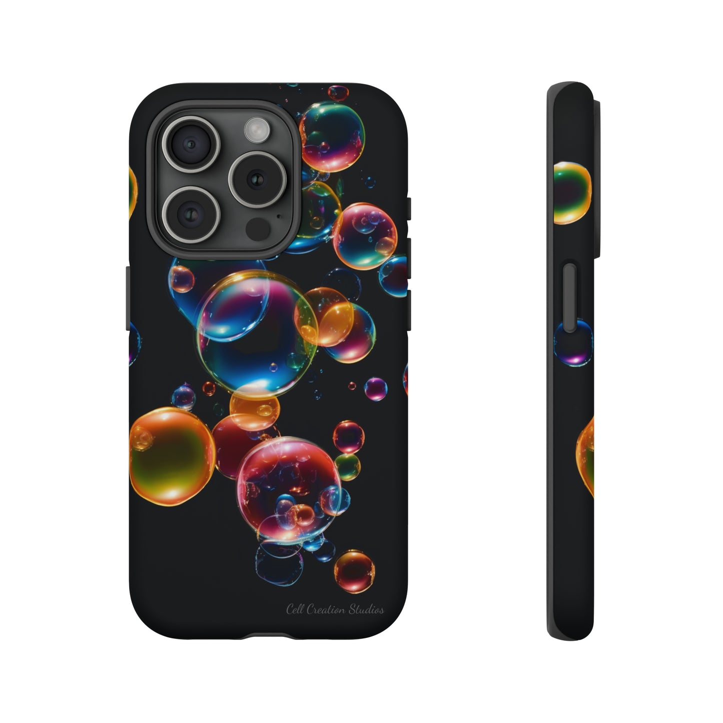 Elevate Your Phone's Aesthetic with our "BubbleBurst" Cell Phone Case -Tough Cases