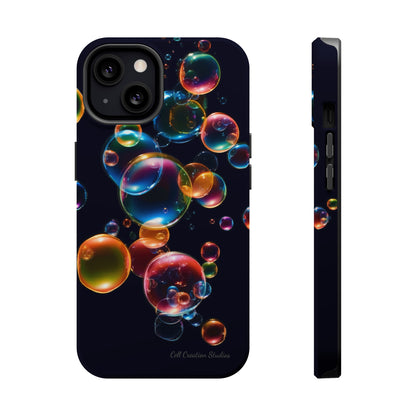 Elevate Your Phone's Aesthetic with our "BubbleBurst" Cell Phone Case -MagSafe Tough Cases