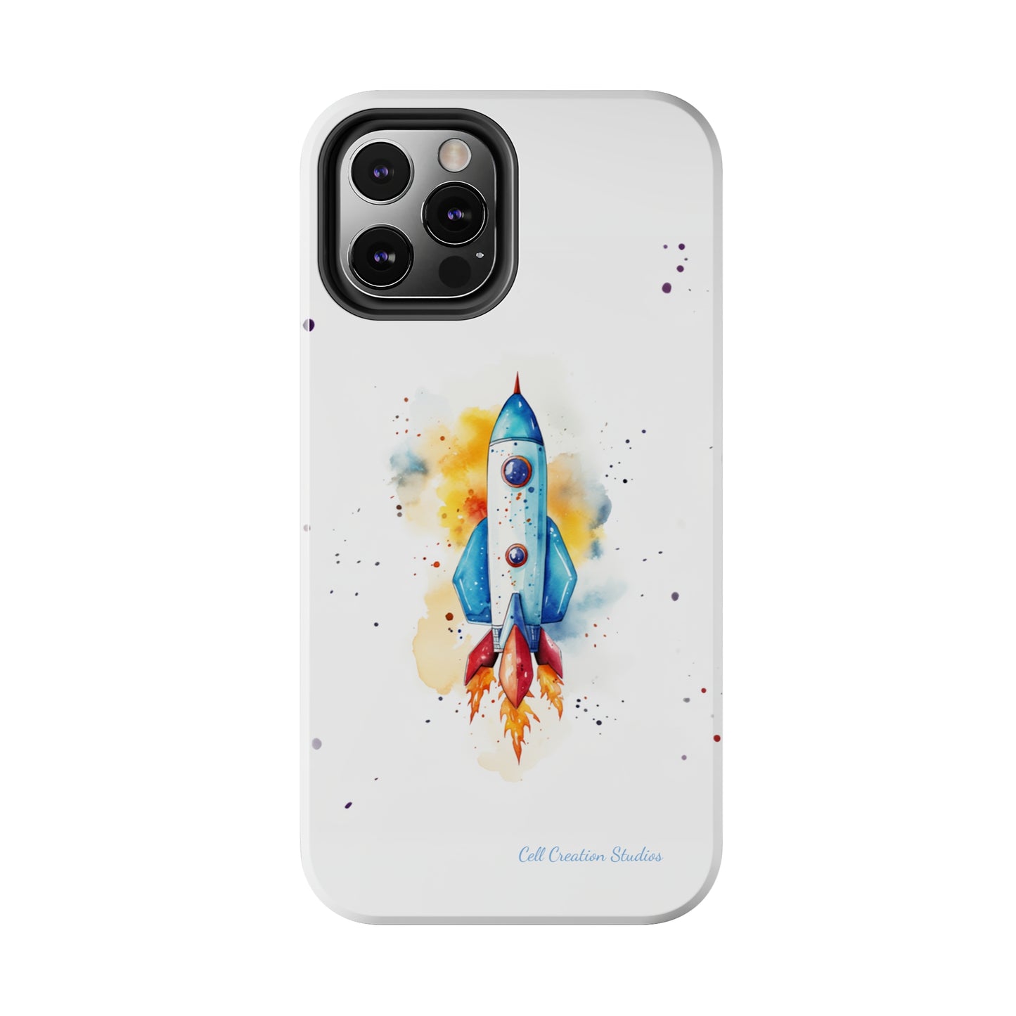 Introducing our "Cosmic Rocket" Cell Phone Case – Where Style Meets Adventure -Tough Phone Cases