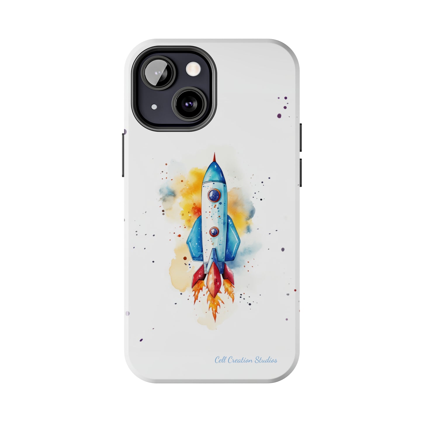 Introducing our "Cosmic Rocket" Cell Phone Case – Where Style Meets Adventure -Tough Phone Cases