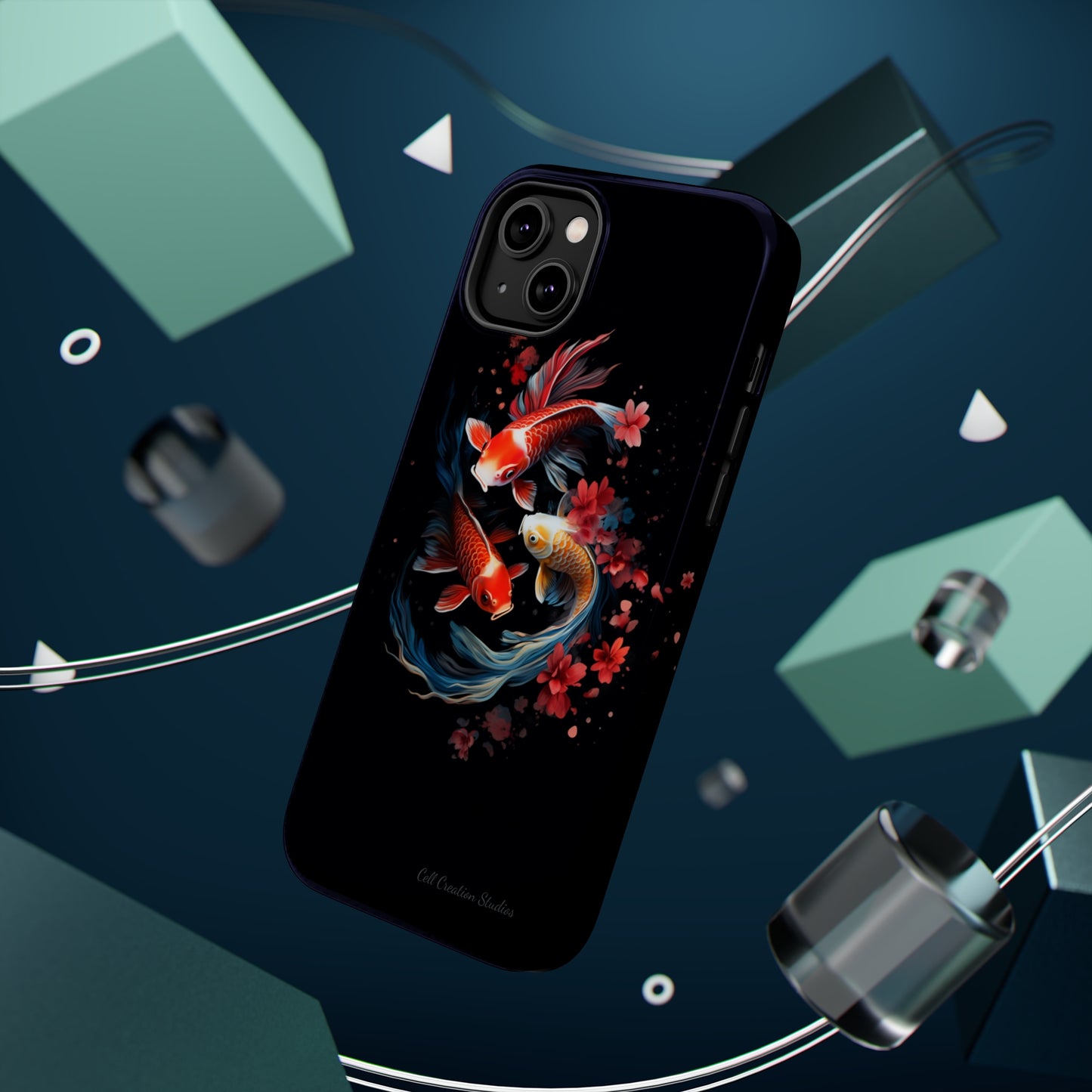 "Captivating Koi Fish" Phone Case -MagSafe Tough Cases