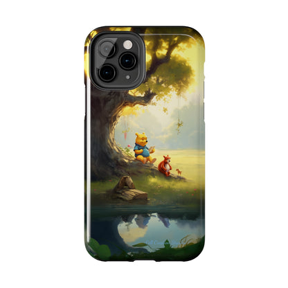 Introducing the "Winnie-The-Pooh Storytime" Cell Phone Case – A Nostalgic Journey with Friends -Tough Phone Cases