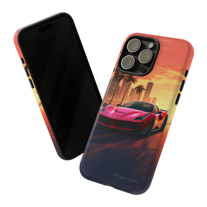 "Sunset Boulevard Ferrari Edition" -Tough iPhone Cases