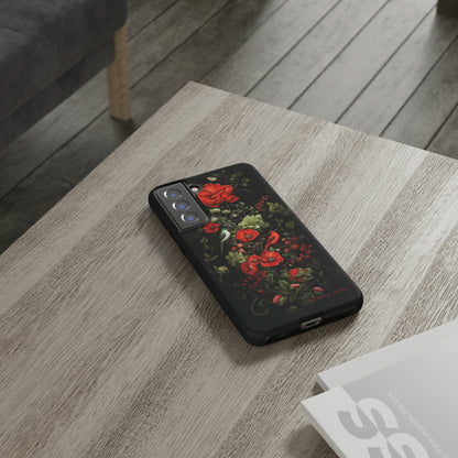 "Floral Serenade Elegance" -Tough Samsung Phone Cases