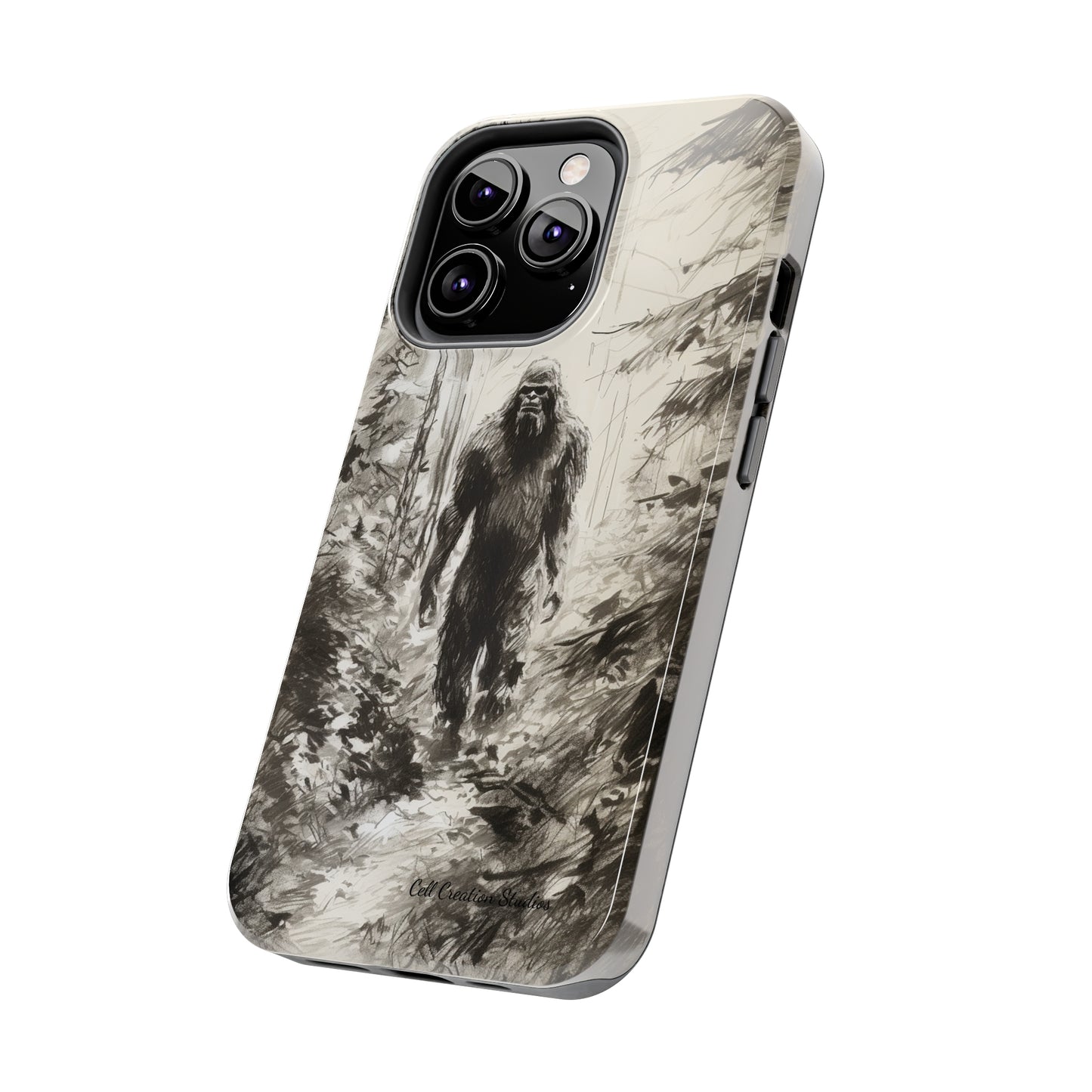 "Bigfoot in the Wilderness" Cell Phone Case – Encounter Bigfoot's Mystery -Tough Phone Cases