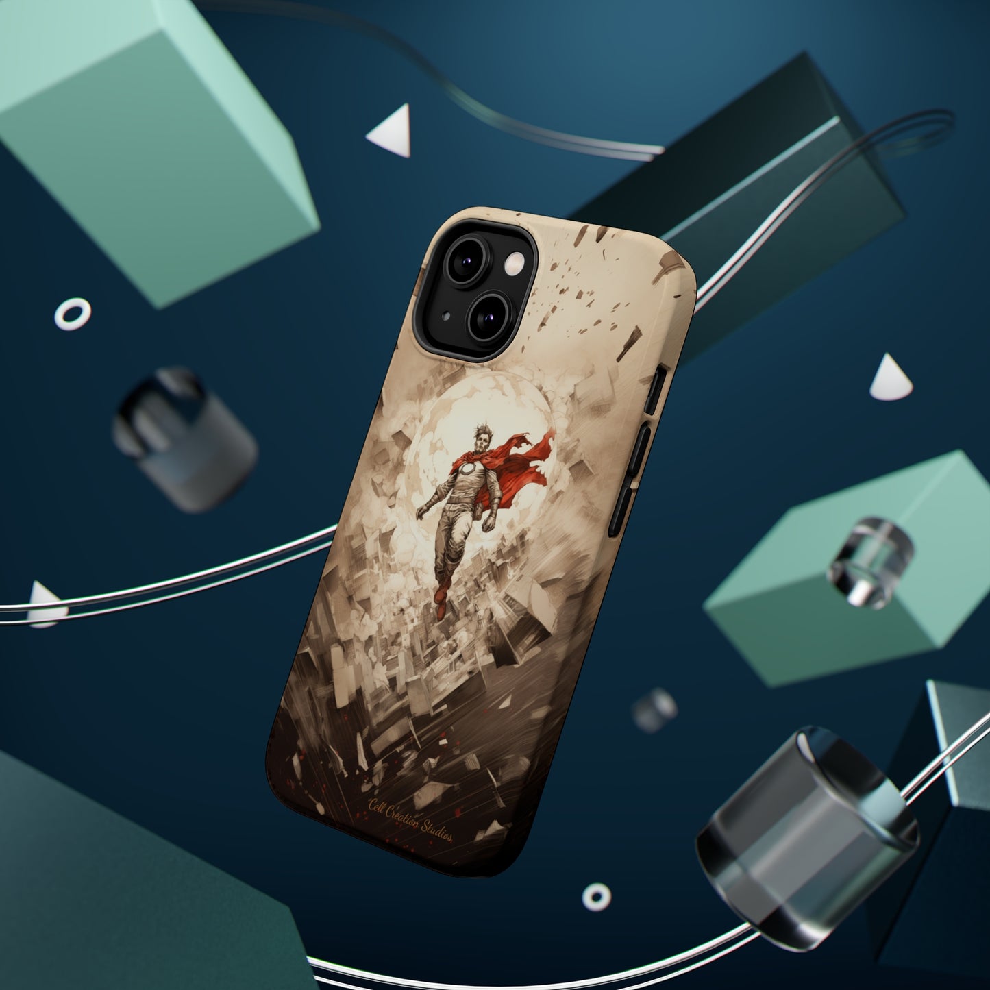 Introducing the "Heroic Guardian" Cell Phone Case – Unleash Your Inner Superhero with Captivating Design -MagSafe Tough Cases